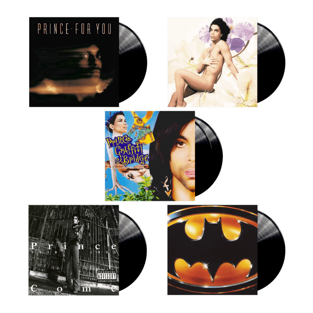 For You + Lovesexy + Come + Batman + Music From Graffiti Bridge Vinyl by Prince