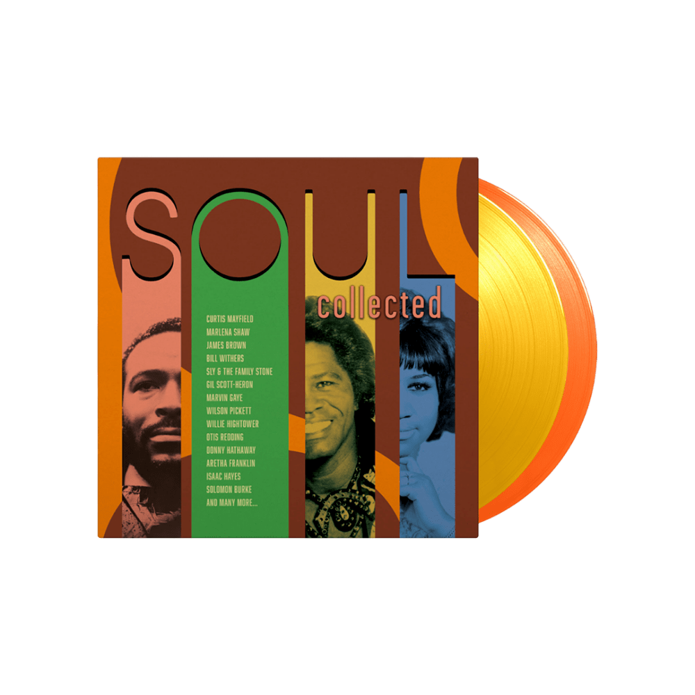 Soul Collected Yellow & Orange Double Heavyweight Vinyl by Various Artists