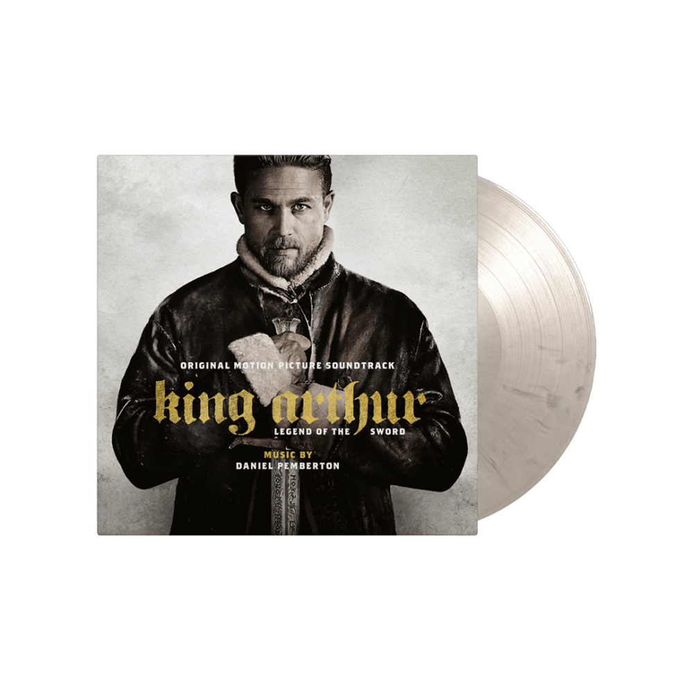 King Arthur: Legend Of The Sword White & Black Marbled Double Heavyweight Vinyl by Daniel Pemberton