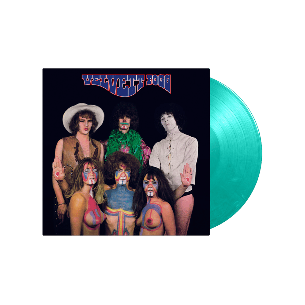 Velvett Fogg Translucent Green & White Marbled Heavyweight Vinyl by Velvett Fogg