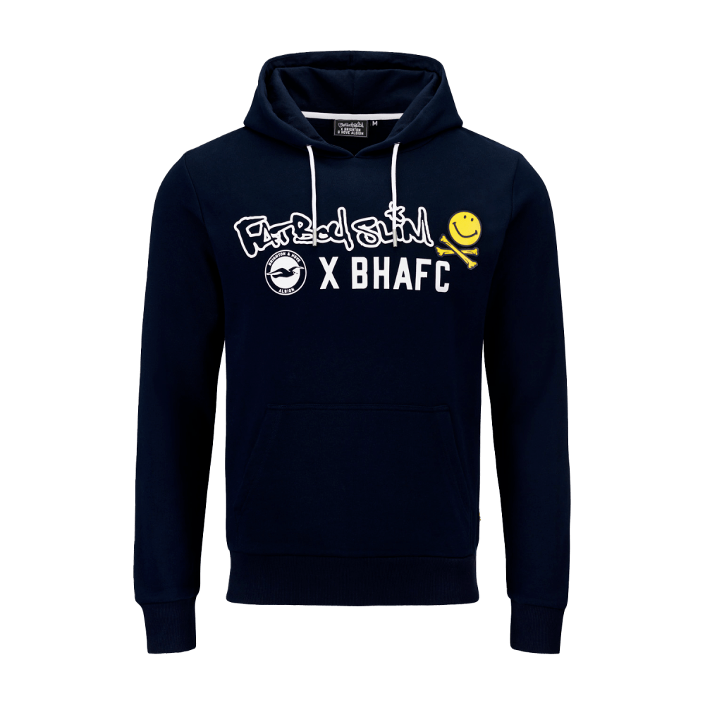 Adults Navy BHAFC x FBS Hoodie by Fatboy Slim