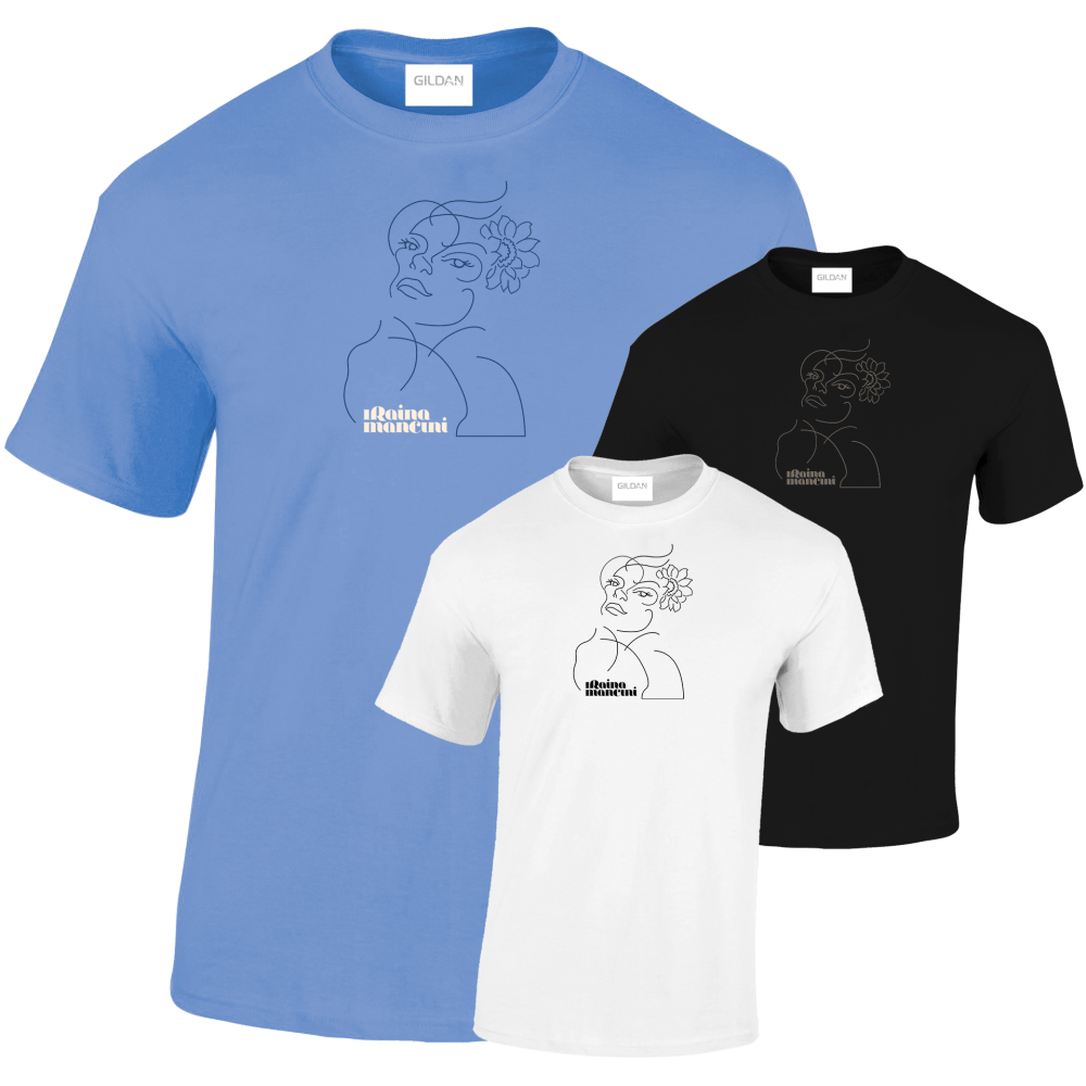 Undo The Blue - T-Shirt by Iraina Mancini