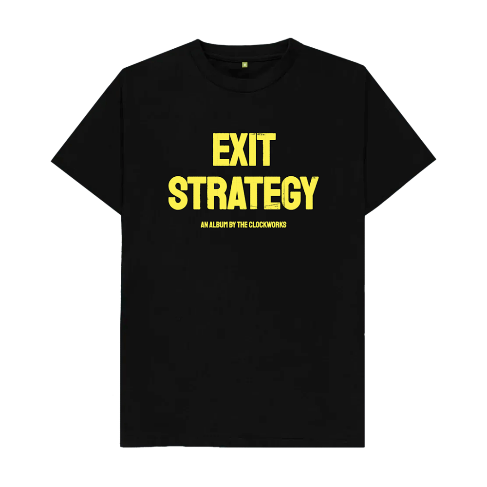 Exit Strategy T-Shirt (Yellow) by The Clockworks