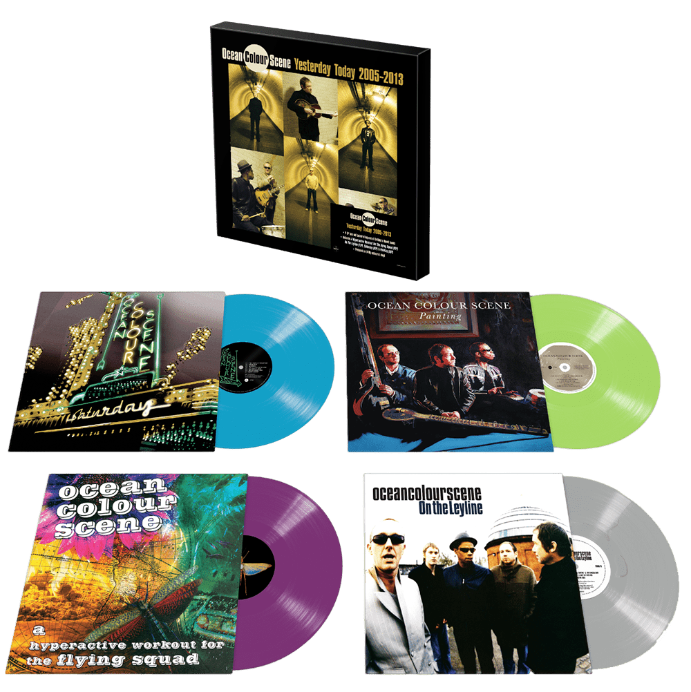 Yesterday Today 2005 - 2013 4LP Boxset by Ocean Colour Scene