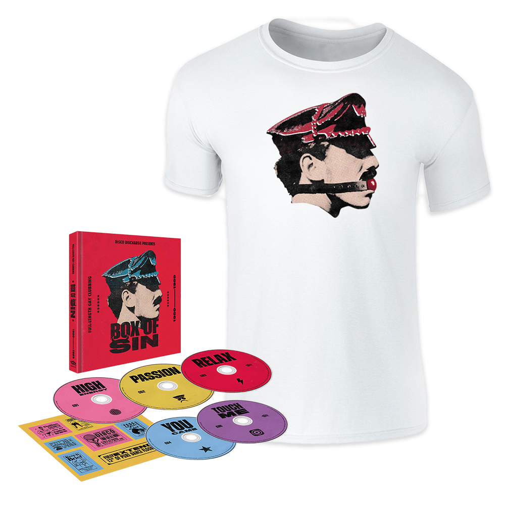 Disco Discharge Presents: Box Of Sin 5CD Boxset + Exclusive T-Shirt by Various Artists