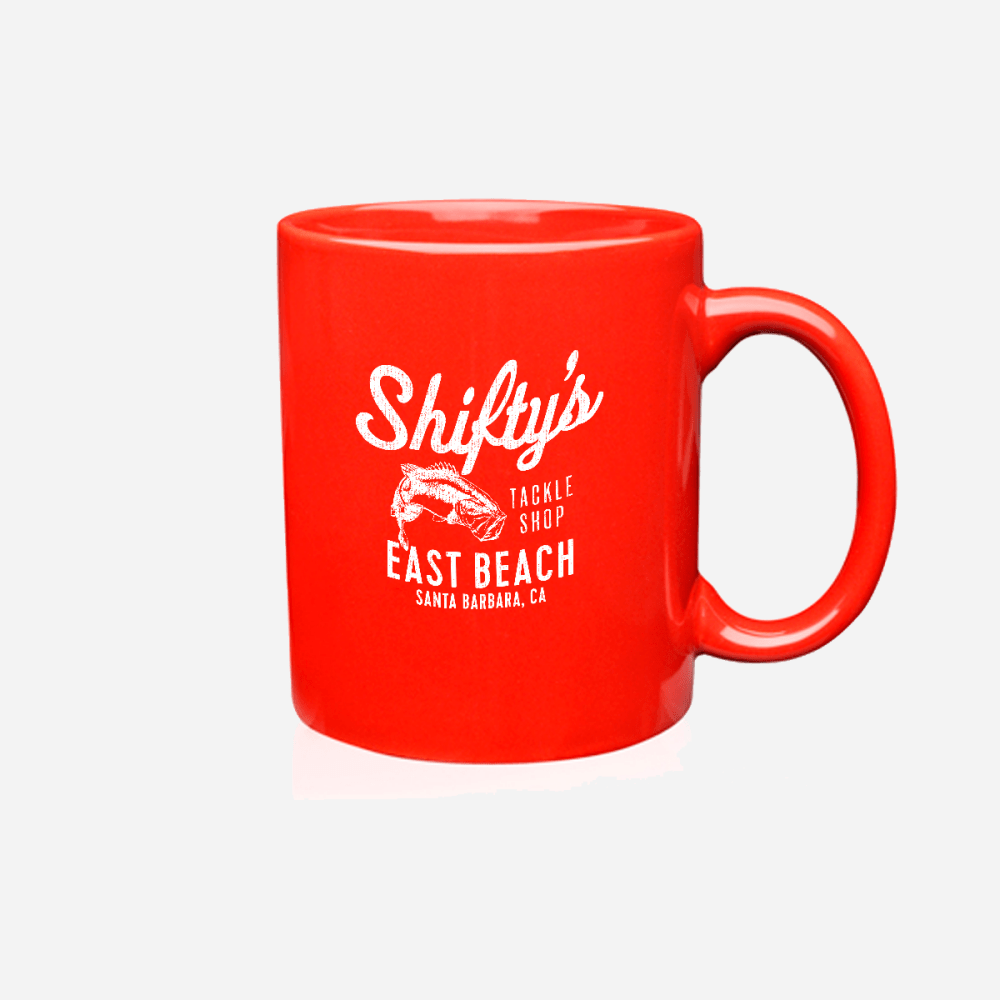Shiftys Tackle Shop Coffee Mug by Chris Shiflett