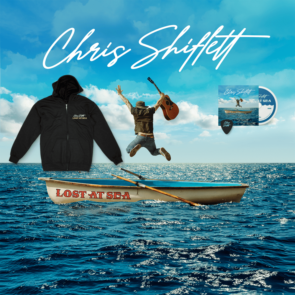 Lost At Sea Hoodie & CD Bundle by Chris Shiflett