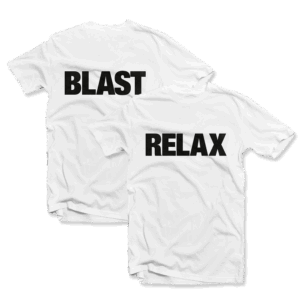 Relax White T-Shirt by Holly Johnson