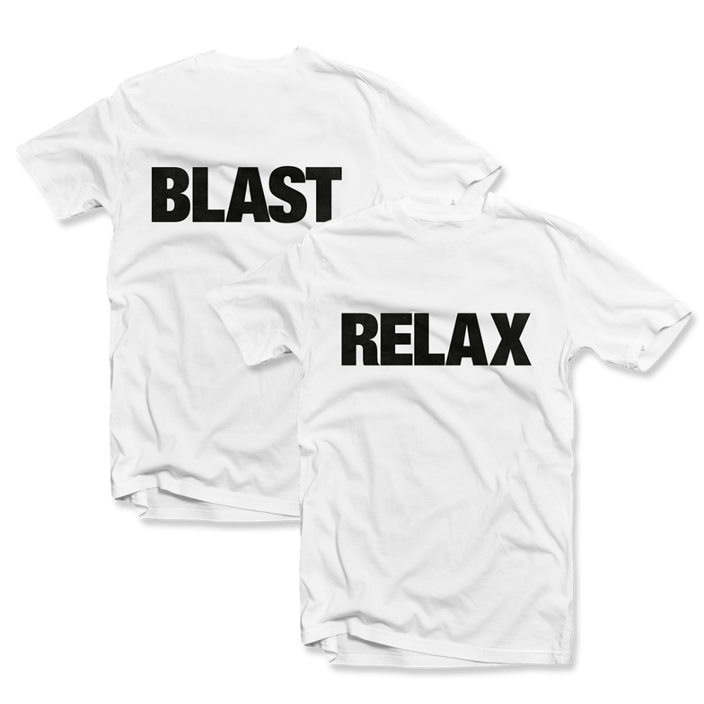 Relax White T-Shirt by Holly Johnson