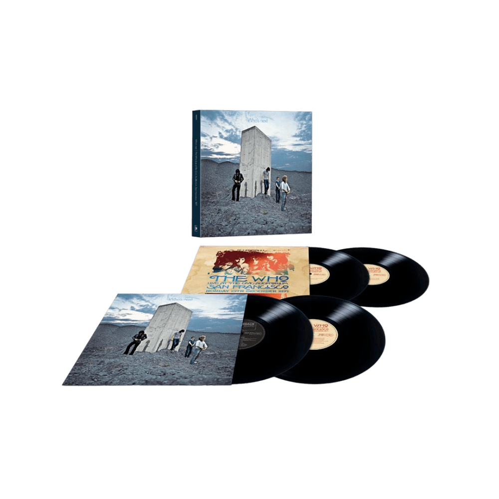 Who's Next 50th Anniversary Album + San Francisco Live 1971 4LP Vinyl by The Who