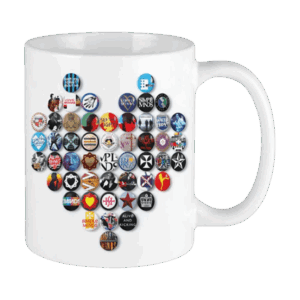White Heart Mug by Simple Minds