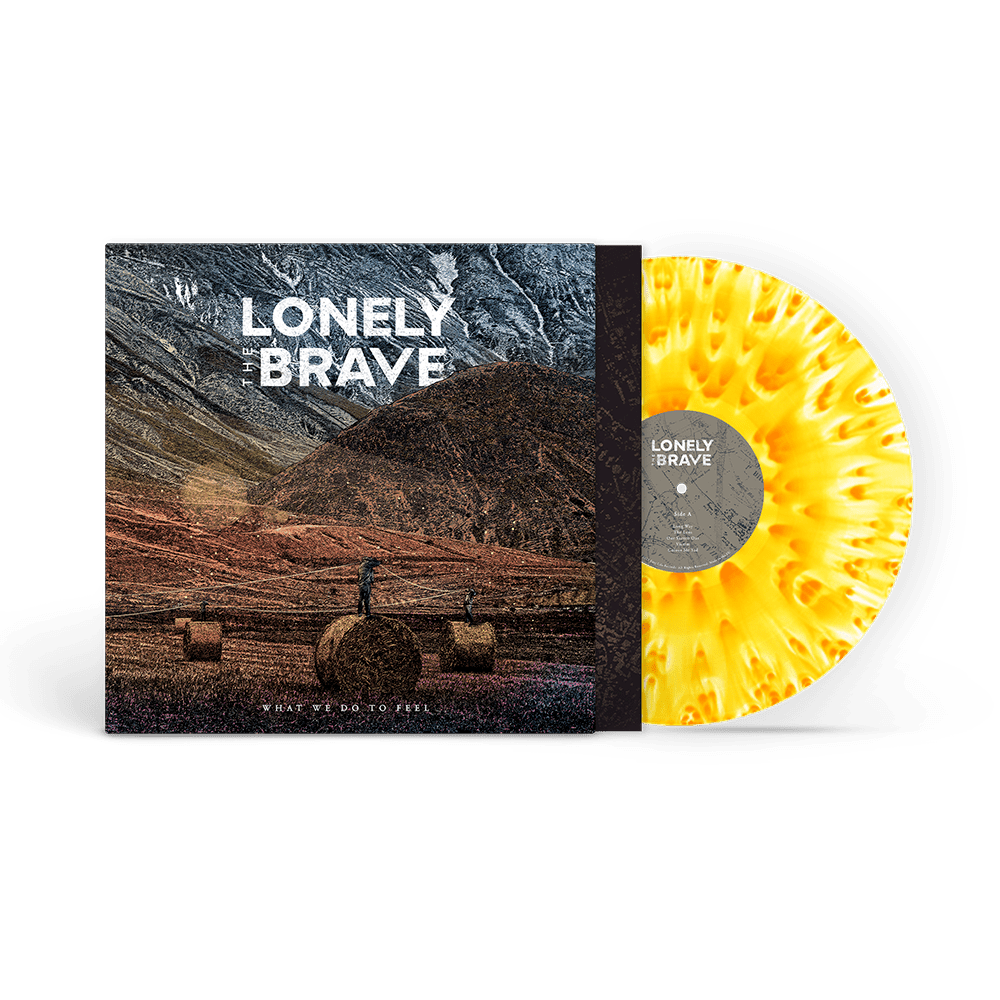 What We Do To Feel Cloudy Orange / Transparent Vinyl by Lonely The Brave