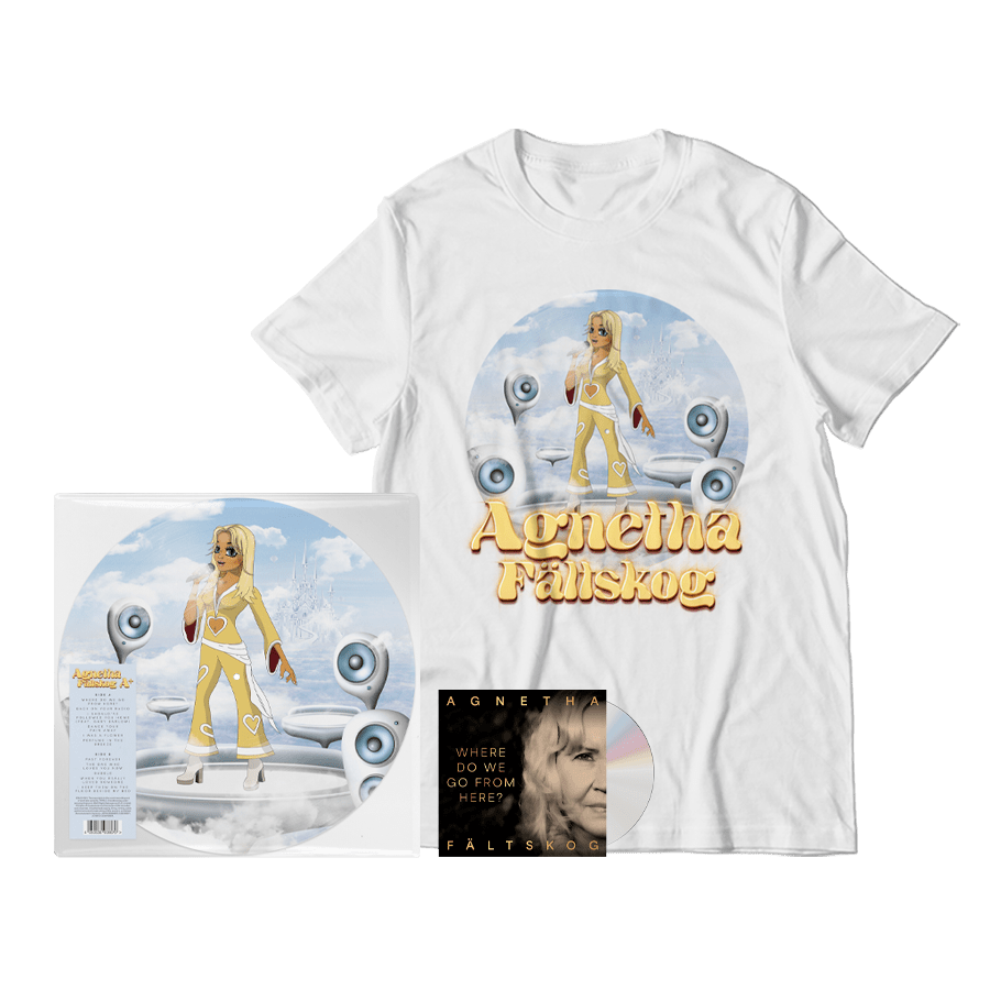 A+ Picture Disc (Exclusive) + T-Shirt (Inc Where Do We Go From Here? CD Single) by Agnetha Faltskog