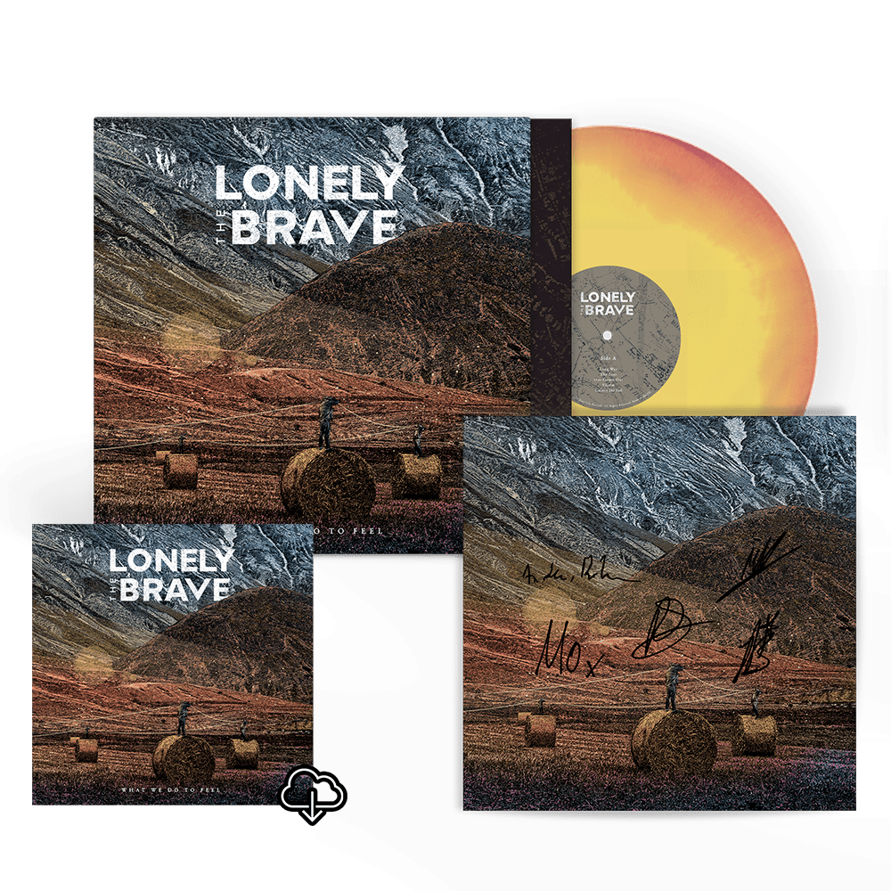 What We Do To Feel Opaque Yellow/Purple Colour Vinyl + Download by Lonely The Brave
