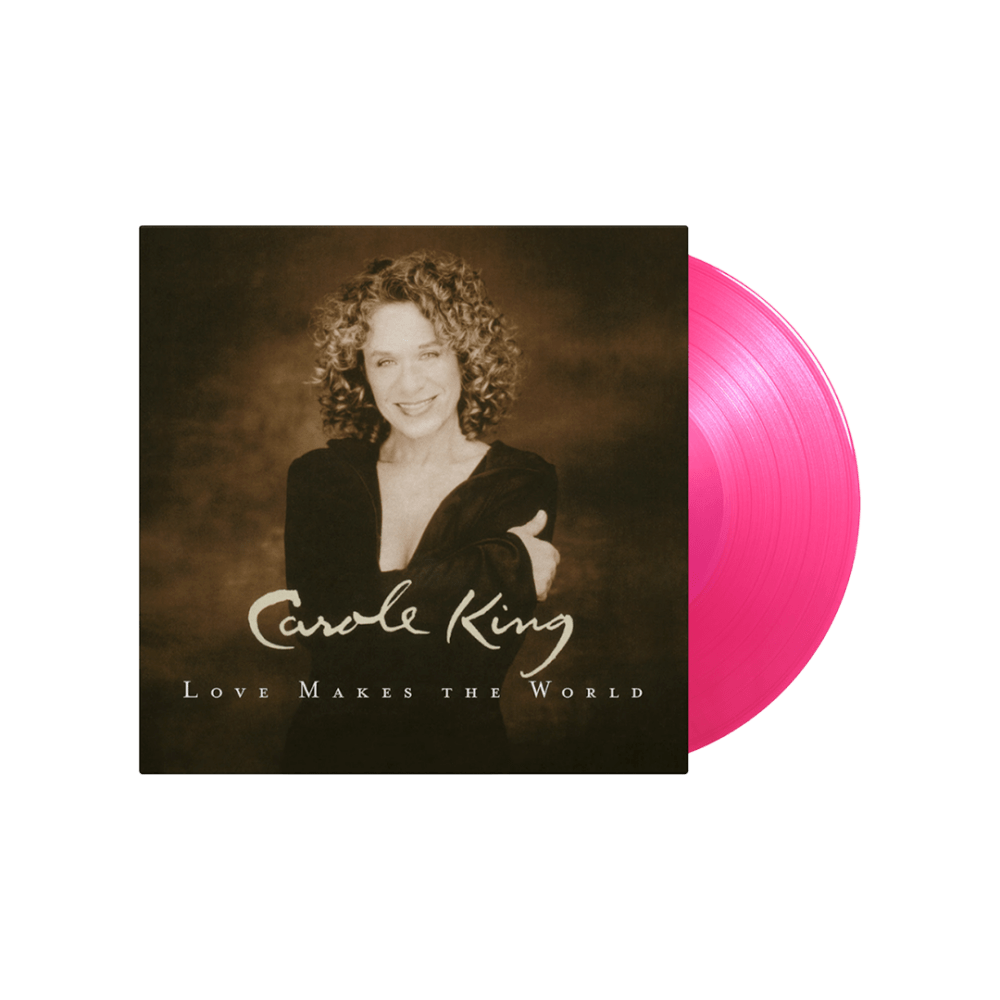 Loves Makes The World Pink Heavyweight Vinyl by Carole King