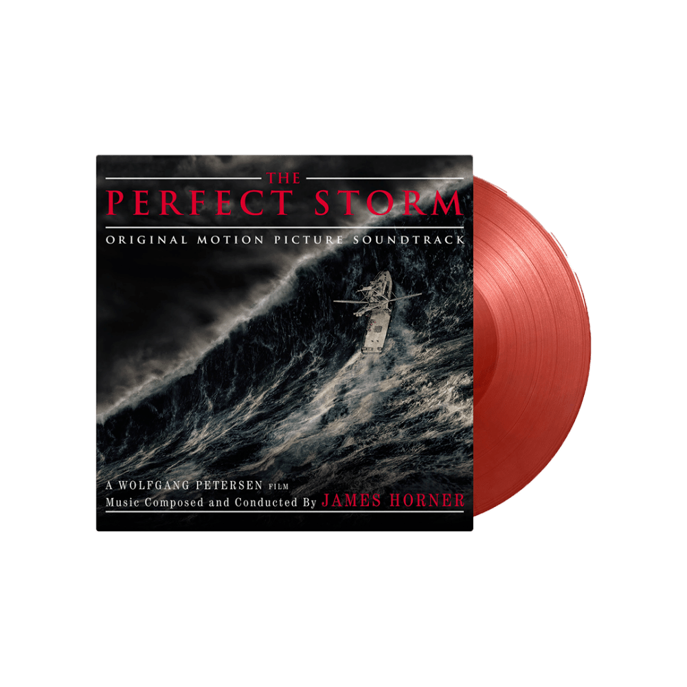 Perfect Storm Red & Black Marbled Double Heavyweight Vinyl by James Horner