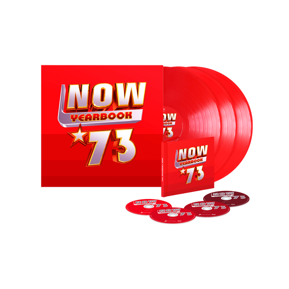 NOW - Yearbook 1973 Red Triple Vinyl + Deluxe 4-Disc CD by Various Artists