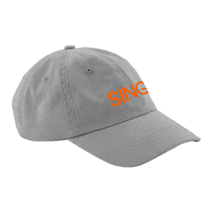'Sing' Cap - Light Grey by Travis