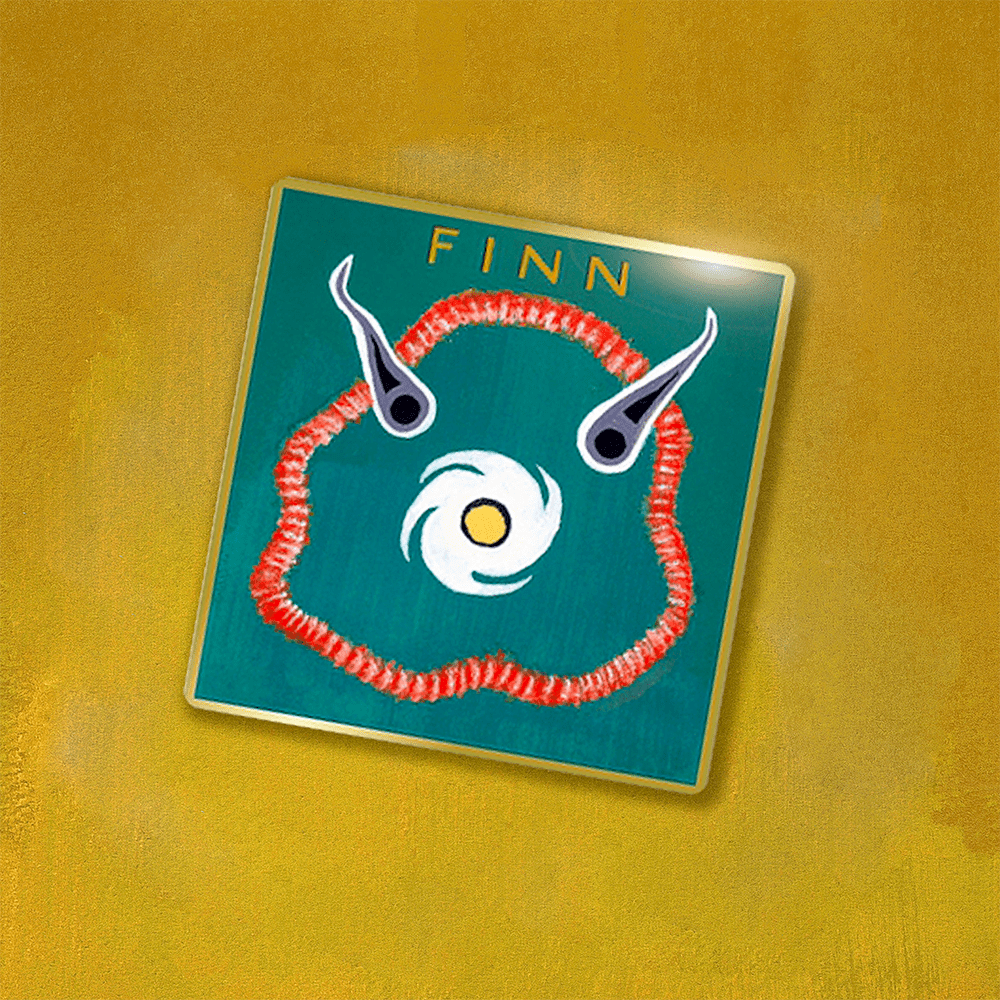 Finn Deluxe Enamel Badge by The Finn Brothers