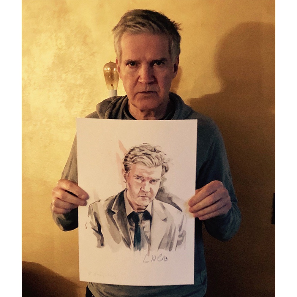 Lloyd Cole Limited Edition Signed Fine Art Print by Music V Cancer