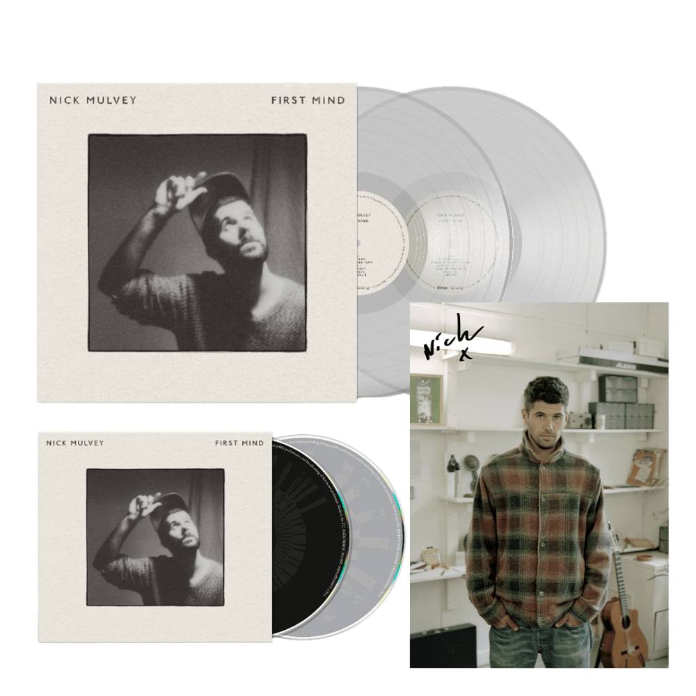 First Mind 2LP Clear Colour Vinyl + 2CD Album + Signed Print by Nick Mulvey