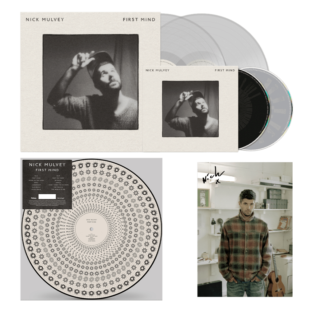 First Mind 2LP Clear Colour Vinyl + Zoetrope Picture Disc + 2CD Album + Signed Print by Nick Mulvey