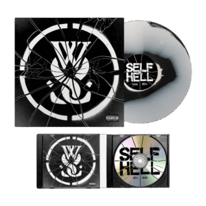 SELF HELL Black White Swirl Vinyl + CD by While She Sleeps