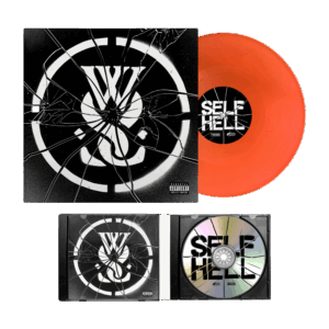 SELF HELL Transparent Neo Orange Vinyl + CD by While She Sleeps