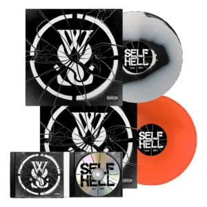 SELF HELL Black White Swirl Vinyl + Transparent Neo Orange Vinyl + CD by While She Sleeps