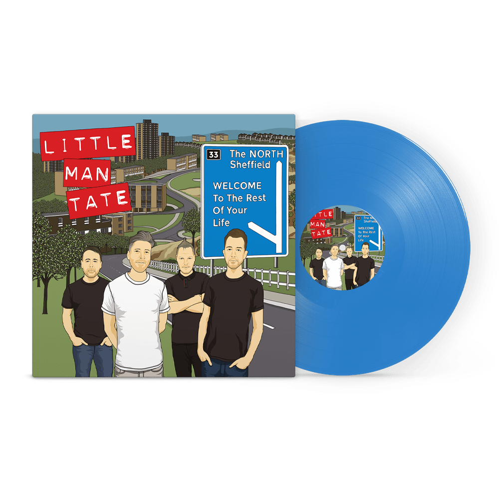 Welcome To The Rest Of Your Life Blue Signed Vinyl by Little Man Tate