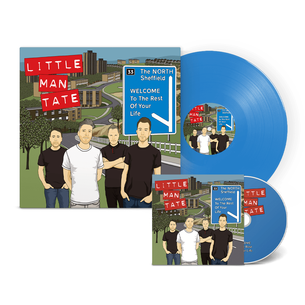 Welcome To The Rest Of Your Life Colour Vinyl Signed + CD Signed by Little Man Tate