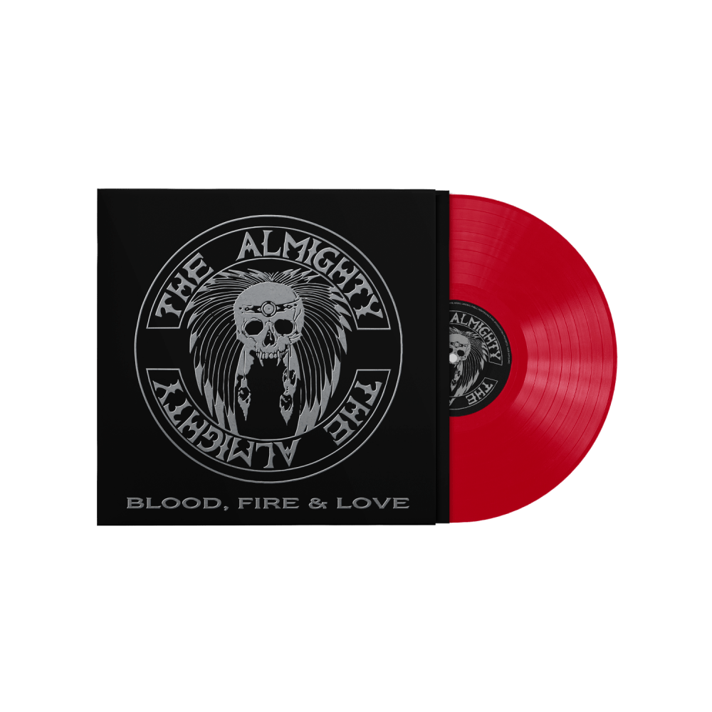 Blood, Fire & Love Blood Red Heavyweight Vinyl by The Almighty