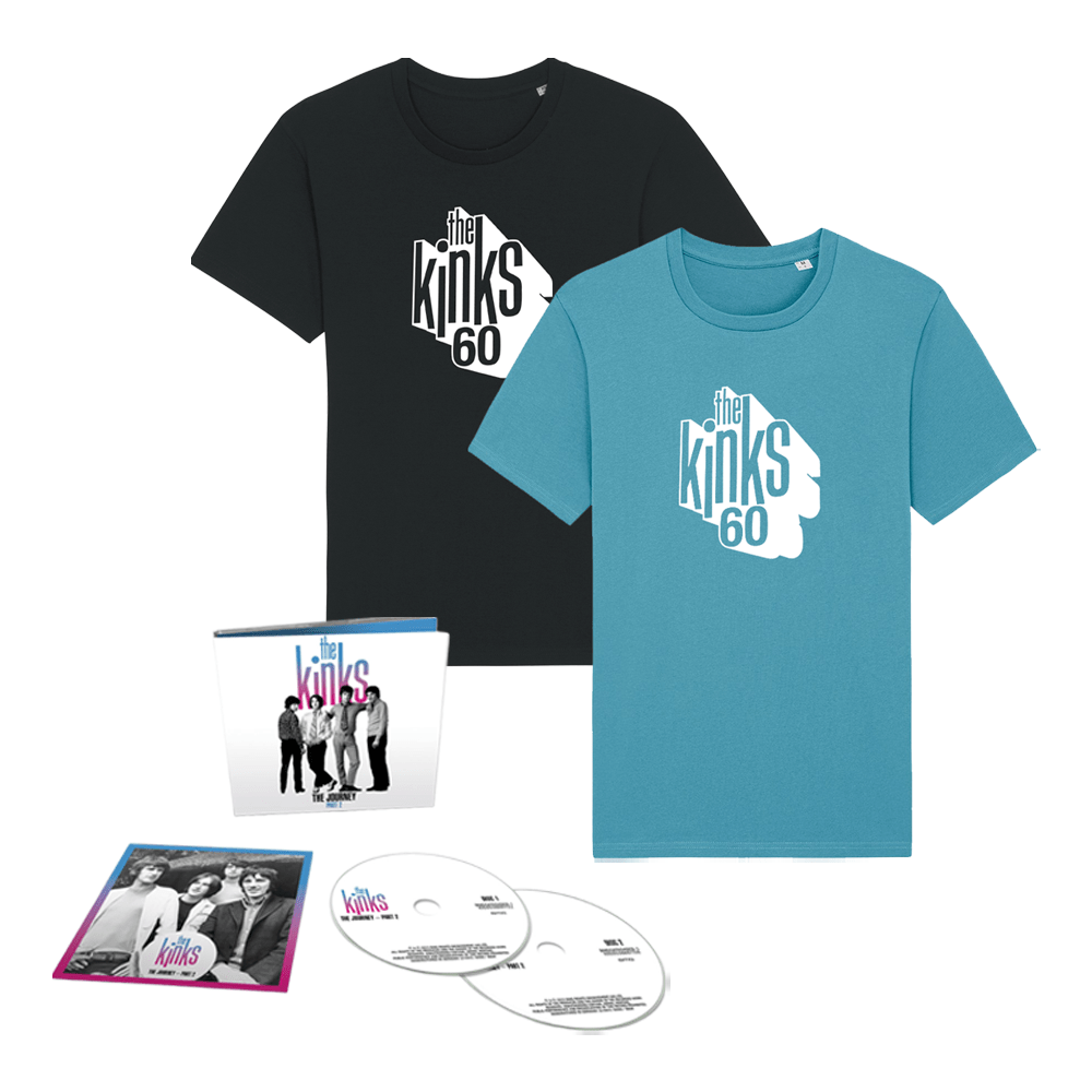 The Journey - Part 2 2CD with Exclusive Art Cards & Limited Edition 60th Anniversary T-Shirt by The Kinks