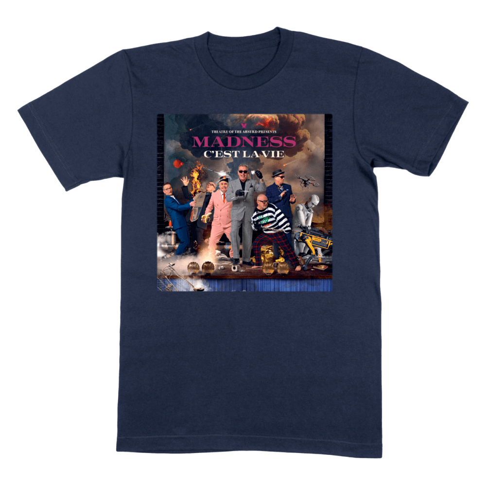 Theatre Of The Absurd Presents C'est La Vie T-Shirt (Navy) by Madness