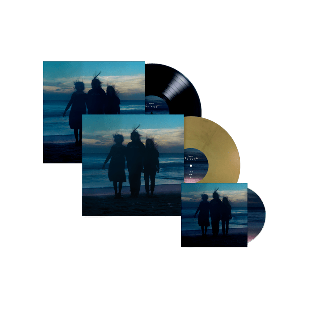 the rest metallic gold + black 10 Inch Vinyl + CD by boygenius