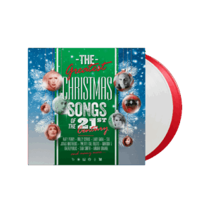 Greatest Christmas Songs Of The 21st Century White & Red Double Heavyweight Vinyl by Various Artists