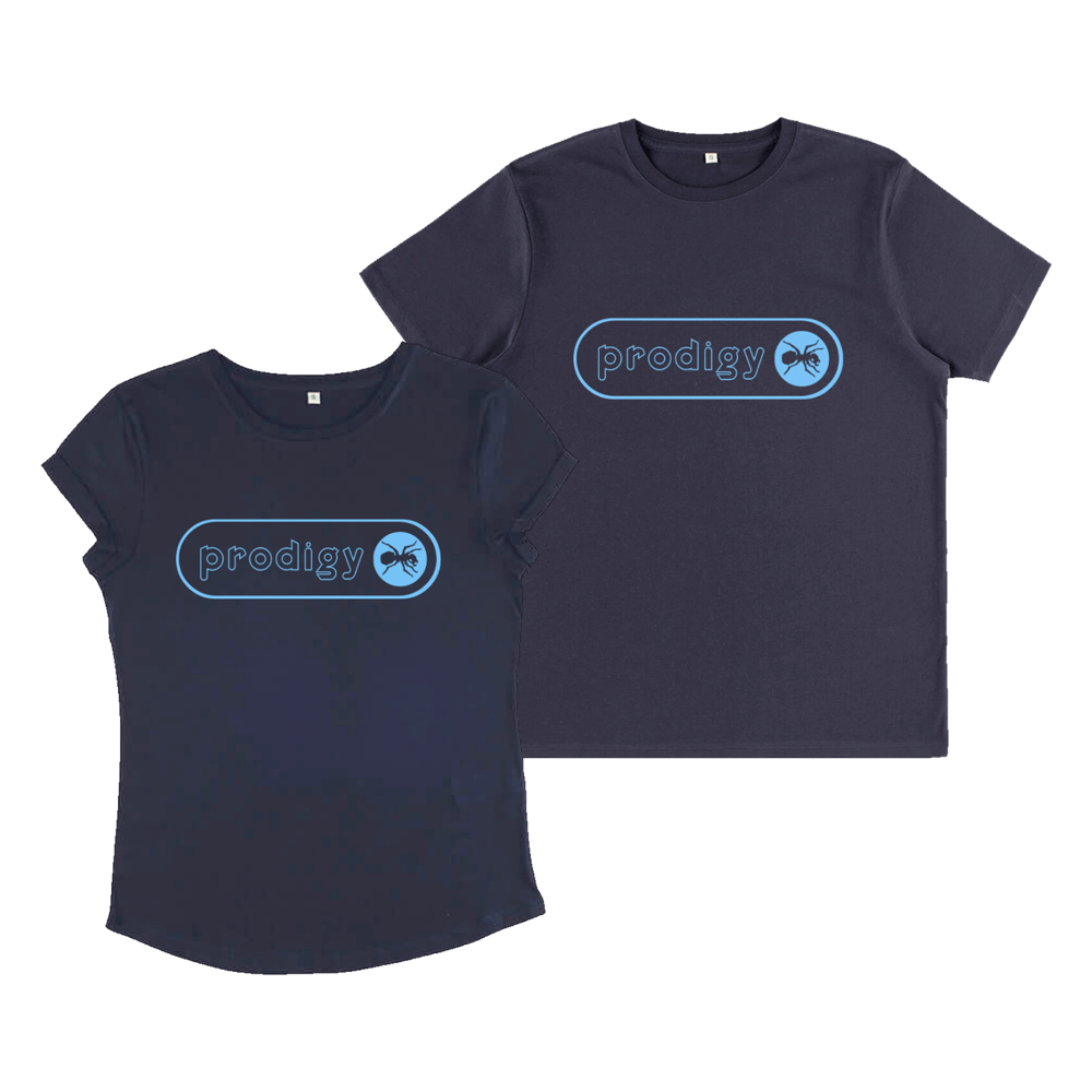 Prodigy Lozenge Logo T-Shirt - Navy (Mens & Womens Available) by The Prodigy