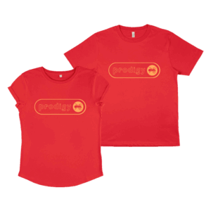 Prodigy Lozenge Logo T-Shirt - Red (Mens & Womens Available) by The Prodigy