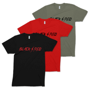 Black / Red T-Shirt by Feeder