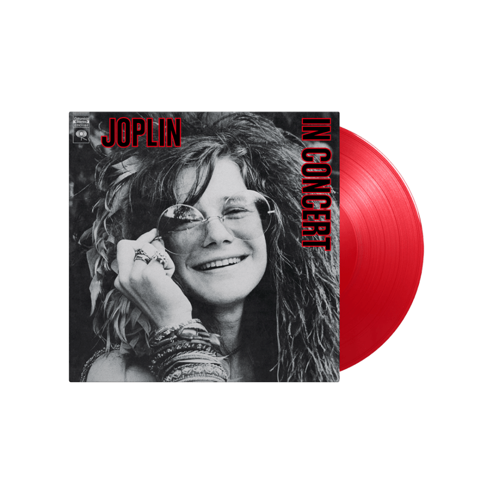 Joplin In Concert Red Double Heavyweight Vinyl by Janis Joplin