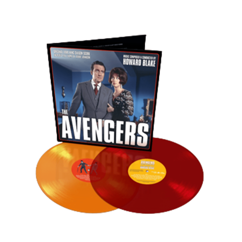 The Avengers 1968-1969 Transparent Red & Orange Double Heavyweight Vinyl by Howard Blake