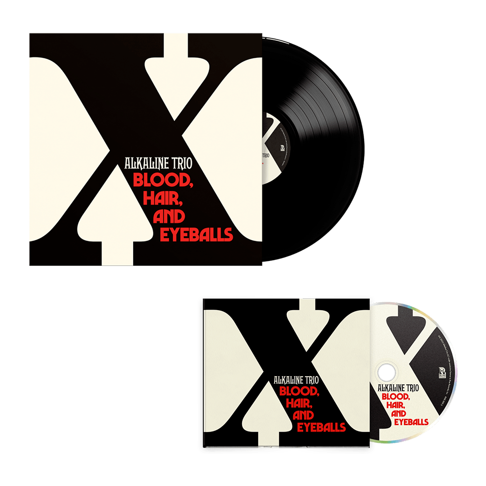 Blood, Hair, And Eyeballs Vinyl + CD by Alkaline Trio