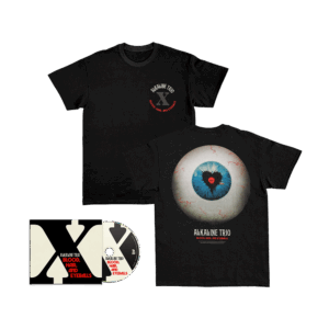 Blood, Hair, And Eyeballs CD + Eyeball T-Shirt - Alkaline Trio