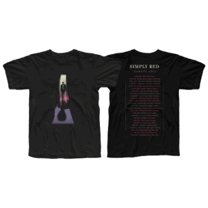 2022 Tour T Shirt With European Tour Dates - Simply Red