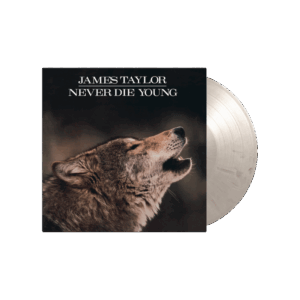 Never Die Young White & Black Marbled Heavyweight Vinyl by James Taylor
