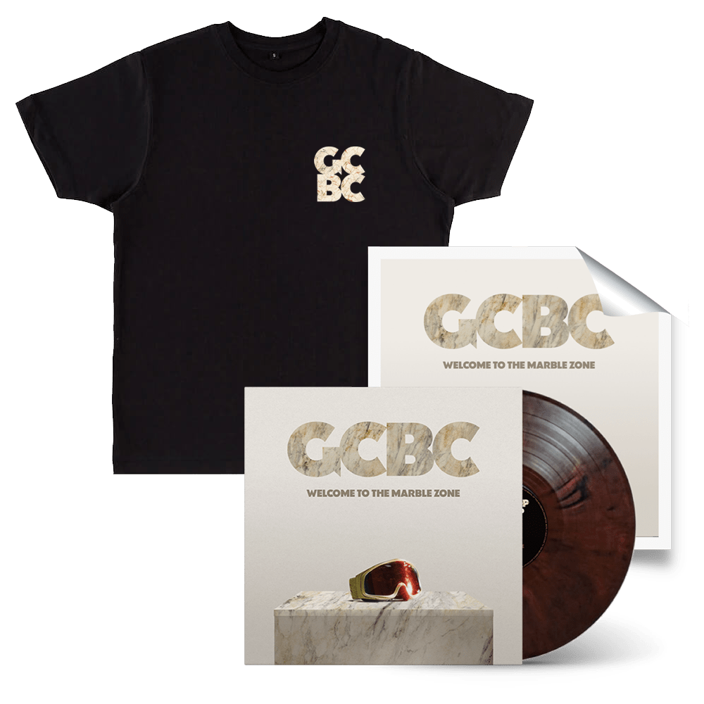 Welcome to the Marble Zone Signed Red Marble Vinyl + Marble Zone T-Shirt - Good Cop Bad Cop