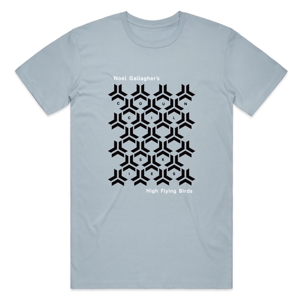 2023 Winter Tour Chevron T-Shirt by Noel Gallagher's High Flying Birds