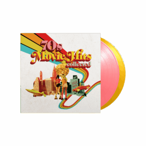 70s Movie Hits Collected Pink & Yellow Double Heavyweight Vinyl by Various Artists