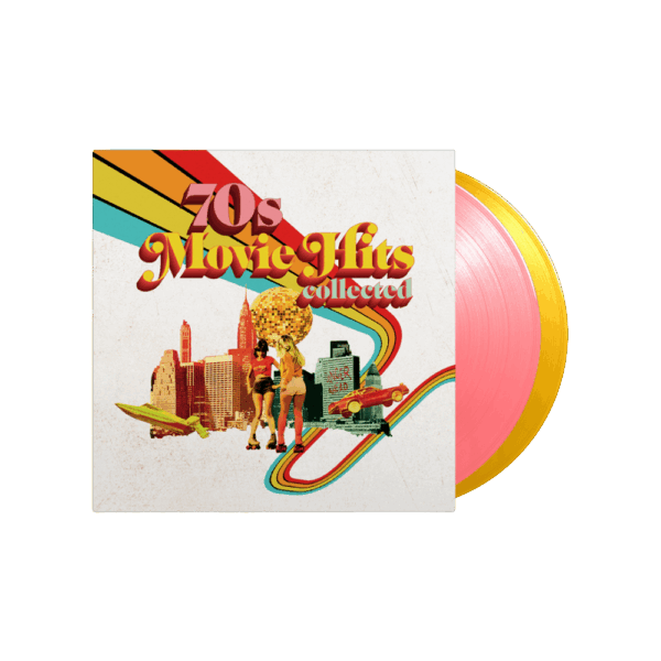 70s Movie Hits Collected Pink & Yellow Double Heavyweight Vinyl - Various Artists
