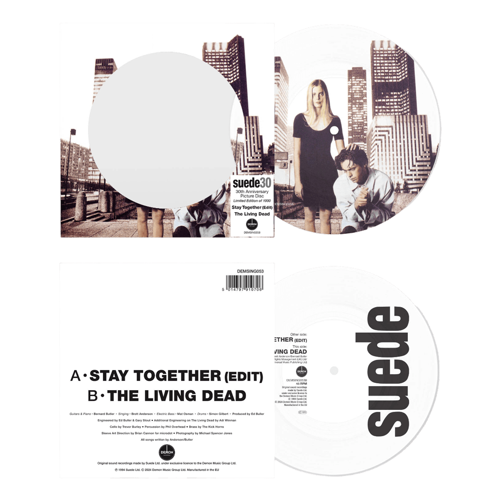 Stay Together 7inch Picture Disc by Suede